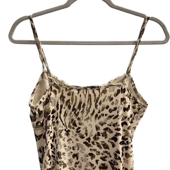 THIRTY / THIRTY Leopard Print Slip Dress Size Medium - Picture 5 of 9